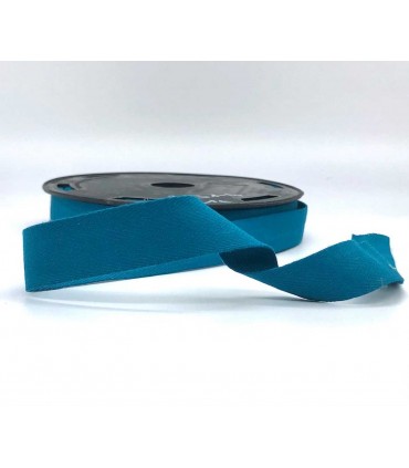 Serge de Coton 11mm BLEU CANARD