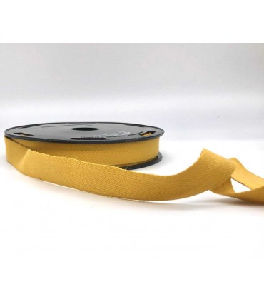Serge de Coton 11mm Moutarde