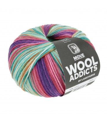 WOOL ADDICT : Move -0004- Vert Rose