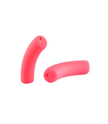 Perles Acryliques Tubes MAT NÉON - ROSE