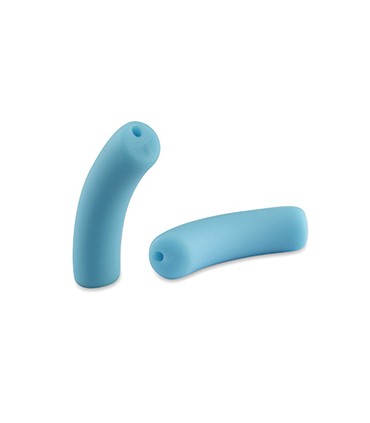 Perles Acryliques Tubes MAT - BLEU AZUR
