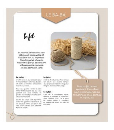 Macramé Super Facile - Noeuds de base & projets pas à pas