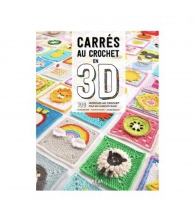 Carrés au crochet en 3D - 100 modèles
