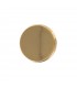 Bouton 15 mm sur Pied Plat : Doré