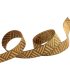 Ruban Géométrique Chevrons - MOUTARDE