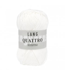 LANG YARNS : Quattro - BLANC