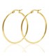 Boucles d'oreilles créoles 40mm - DORÉ