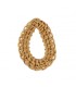 Pendentifs en rotin goutte 50mm - Beige Foncé