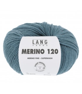 LANG YARNS   Merino 120 Paon