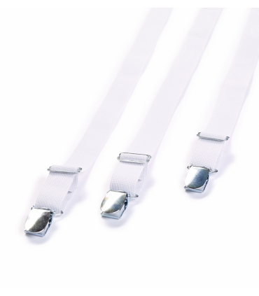 Fixe draps élastiques 18mm blanc