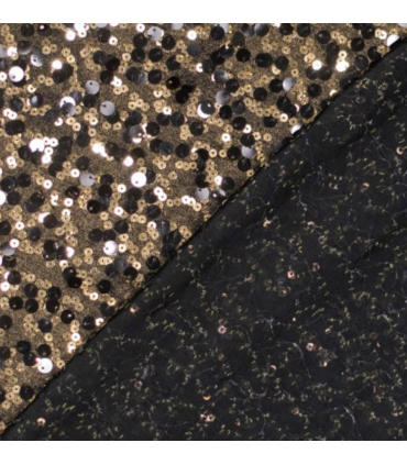 Maille sequin - DORÉ