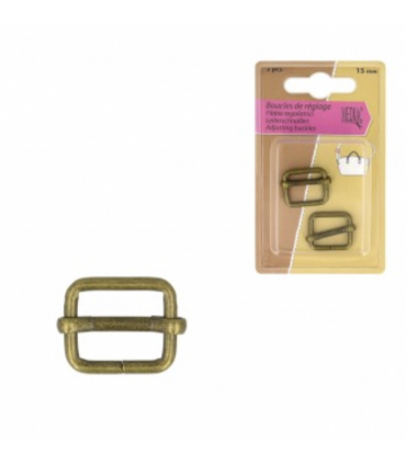 BOUCLES DE RÉGLAGES 15MM BRONZE