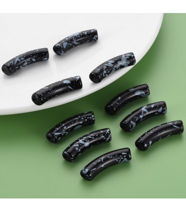 Perles acryliques Tube NOIR SPRAY