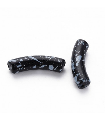 Perles acryliques Tube NOIR SPRAY