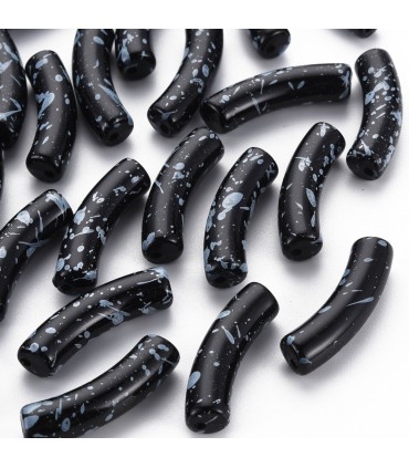 Perles acryliques Tube NOIR SPRAY