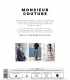Maud Vadon - Monsieur  :  Couture pour Homme 16 patrons du XS au XXL