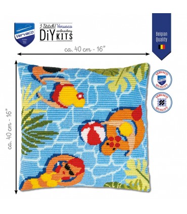 VERVACO : Kit Gobelin coussin - ÉTÉ