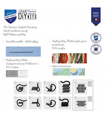 VERVACO : Kit Gobelin coussin - ÉTÉ