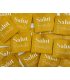 Étiquette tissée à coudre : Salut Beauté - Safran