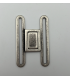 Boucle de ceinture Argent 30mm