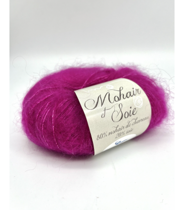 MOHAIR des FERMES de FRANCE FUSHIA