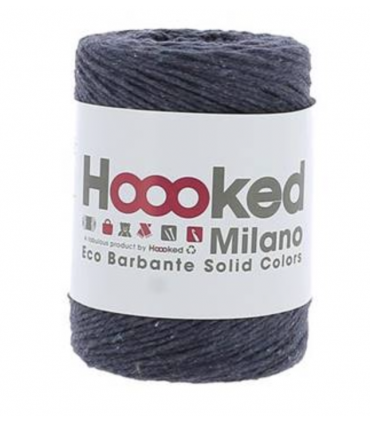 HOOOKED Fil éco barbante MILANO - GRIS ANTHRACITE