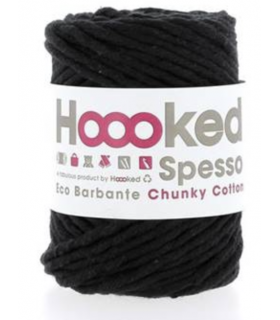 HOOOKED Fil éco barbante CHUNKY - NOIR