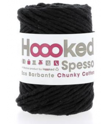 HOOOKED Fil éco barbante CHUNKY - NOIR