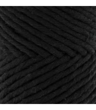 HOOOKED Fil éco barbante CHUNKY - NOIR