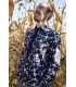 ÉGLANTINE ET ZOÉ : Sergé de Viscose CARLOTA Bleu Atlantique