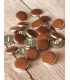 ÉGLANTINE et ZOÉ : Bouton Bottines CHIC 10mm CARAMEL