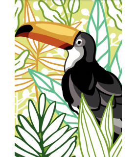 SEG : Canevas Oiseau Toucan