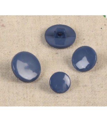 Bouton bonbon sur pied 12mm - Bleu Pétrole