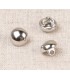 Bouton boule en métal 10mm - ARGENT