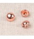 Bouton boule en métal 10mm - OR ROSE