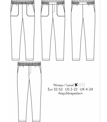 ATELIER SCÄMMIT Pantalon : ÉQUILIBRE