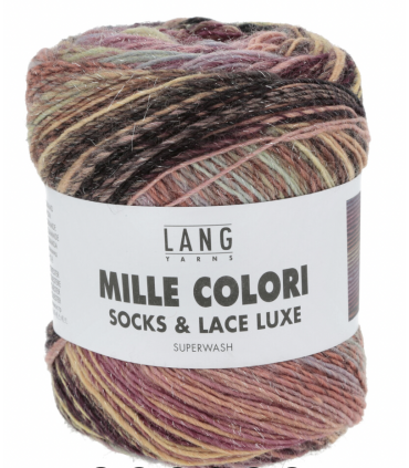 Mille colori - Socks & Lace Luxe MULTICOLOR FONCÉ