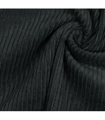 Velours de Coton Strech GRIS ANTHRACITE