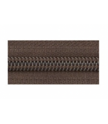 Fermeture à glissière spiralée grosse maille au mètre - CHOCOLAT
