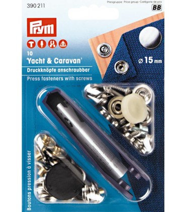 PRYM : Pression Yacht & Caravan 15MM
