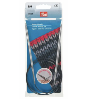 PRYM - Aiguilles tricot circulaires aluminium 5mm