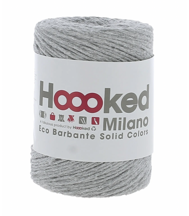 HOOOKED Fil éco barbante MILANO - GRIS