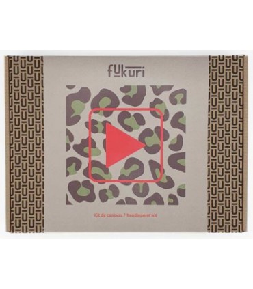 FUKURI : Kit canevas - PLAY Léopard