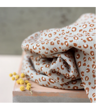 MAISON NAÏVE - Crépon de Viscose Mini Léo Amande