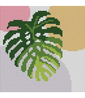 Kit Canevas Slowcraft : Feuille Rhododendron