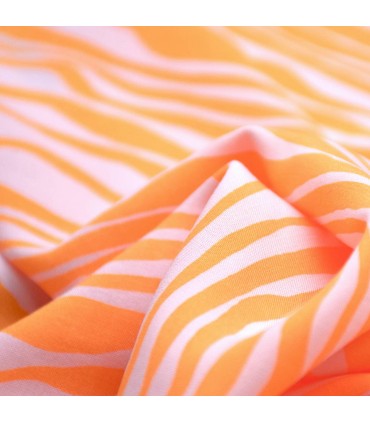 SiNGULIERE par COUSETTE : Viscose Ripple - ABRICOT