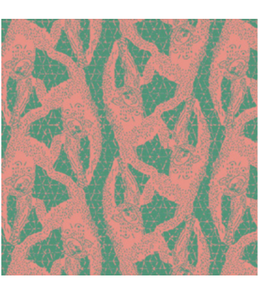 MADAME IRIS :  Lin Viscose CHEETA