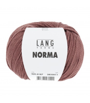 LANG YARNS Norma CHOCOLAT