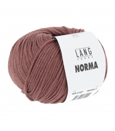 LANG YARNS Norma CHOCOLAT