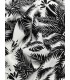 Viscose imprimé feuilles de palmiers